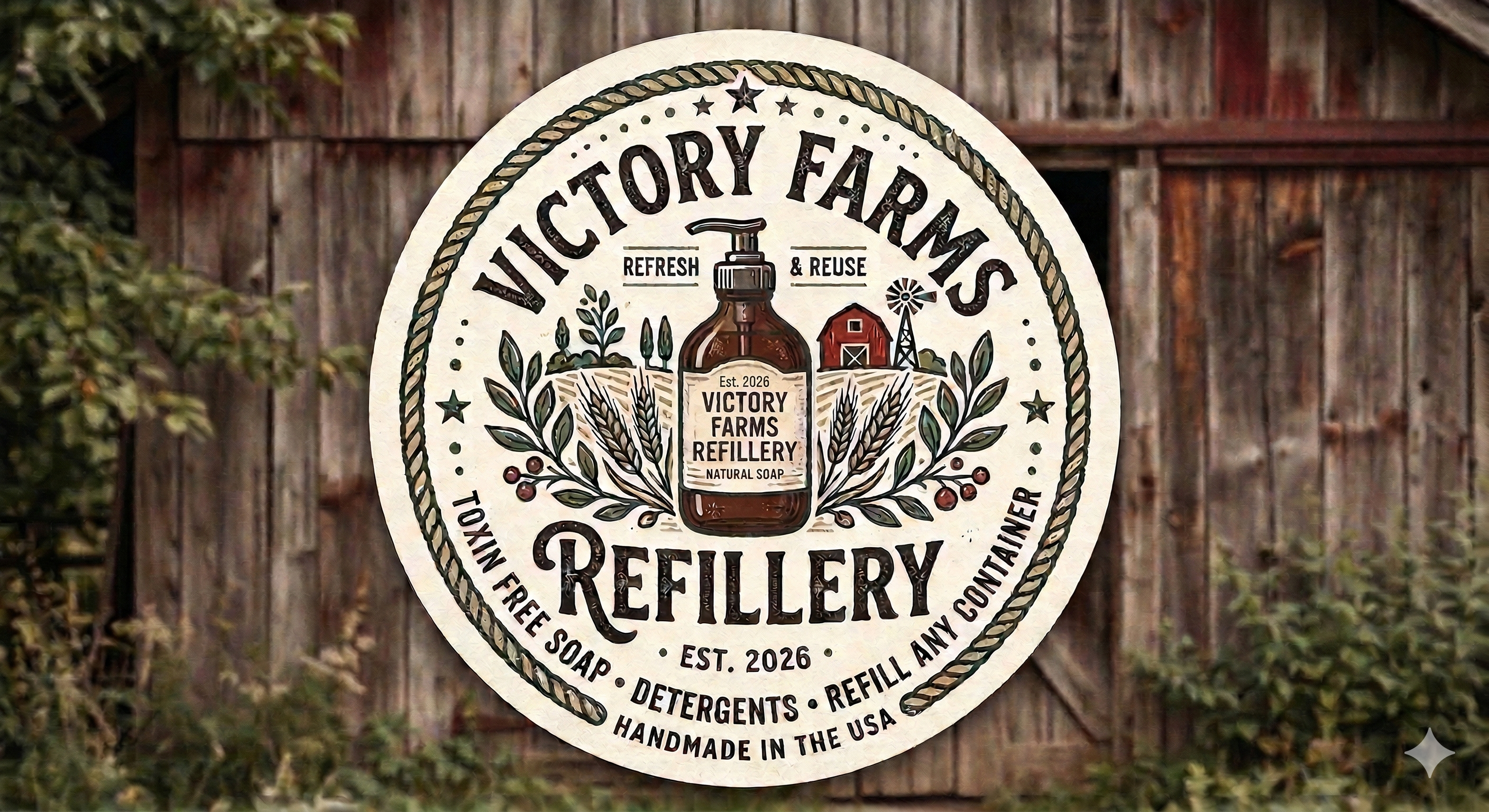 Victory Farms Refillery logo